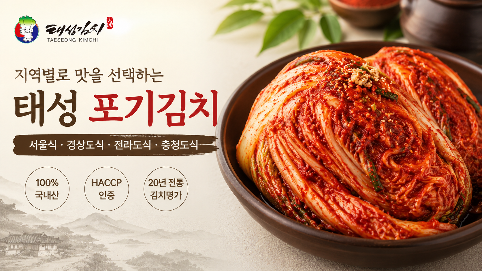 Khi tôi thử Kimchi Taesung và Pogi Kimchi, tôi rất hài lòng vì có thể lựa chọn hương vị vùng miền.